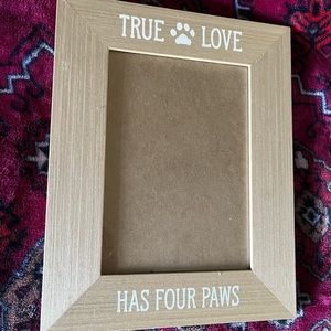 5x7 photo frame with pet quote